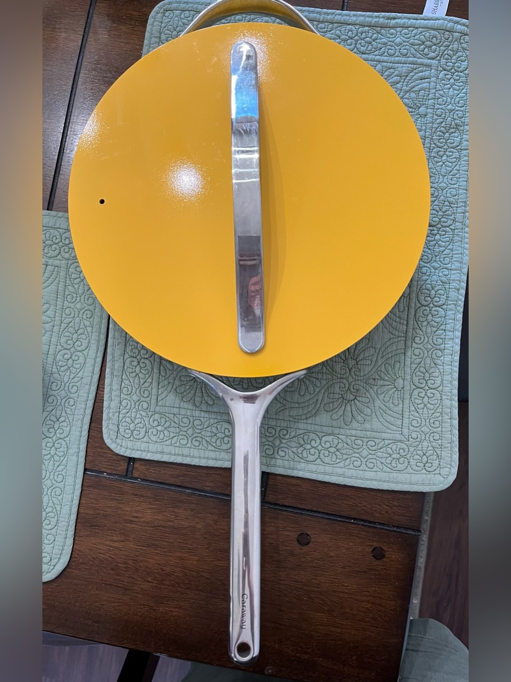 Caraway Saute Pan 4.5 qt Yellow